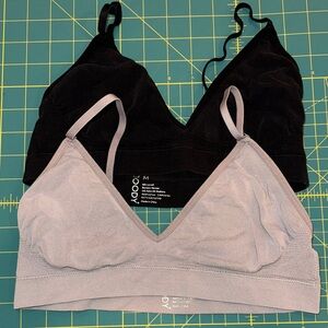BOODY Black and grey Bralette Set